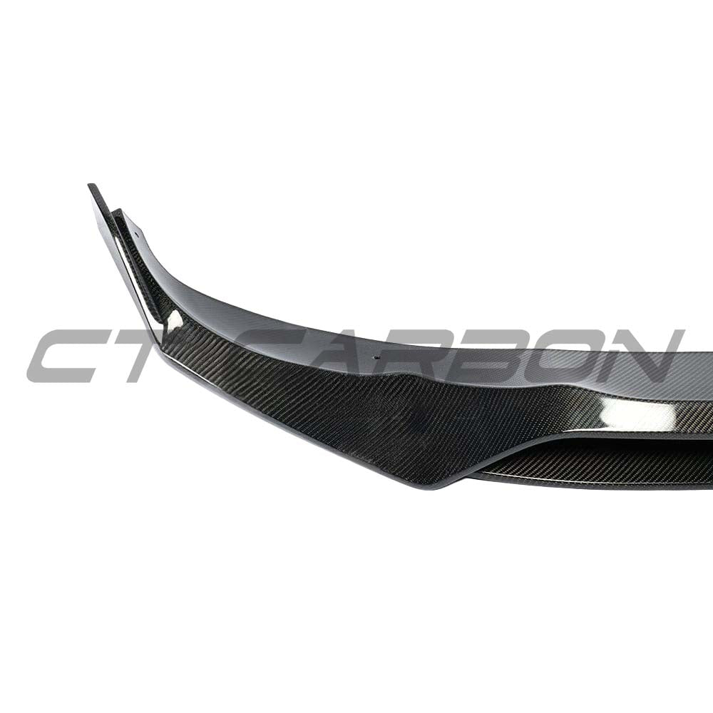 BMW G05 X5 CT Carbon full carbon fiber kit with splitter, showcasing sleek black carbon fiber components for enhanced sporty look.
