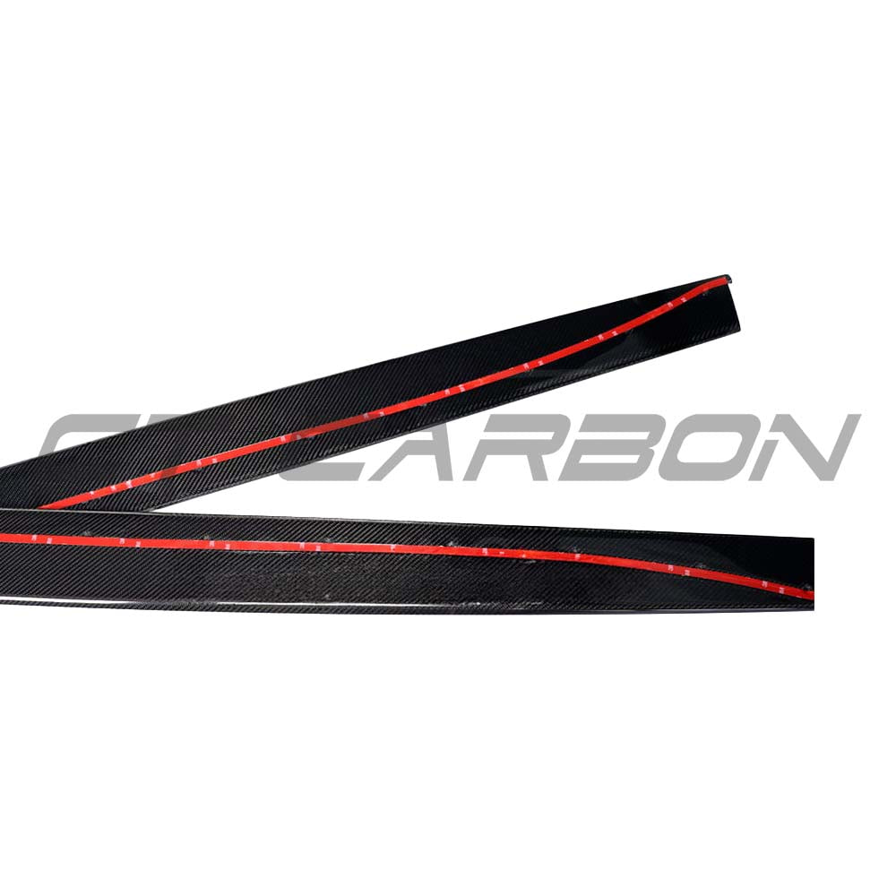 Full BMW M3 F80 saloon with CT Carbon full carbon fibre V-style kit including splitter, hood, and side skirts.