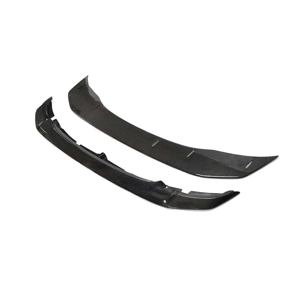 CT Carbon BMW M3 M4 F80 F82 F83 2014-2020 GTS-style carbon fibre splitter, two-piece split design for F80, F82, F83 models.