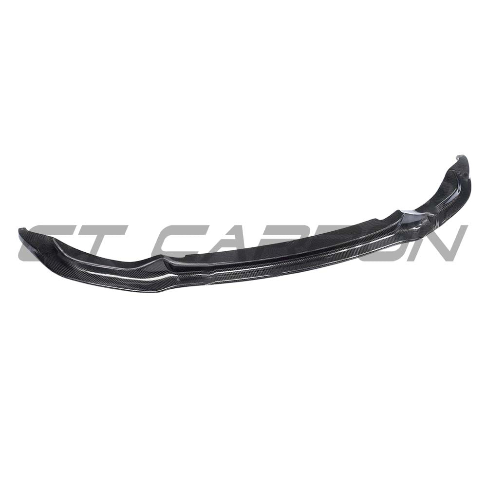 BMW M3 F80 saloon with CT Carbon V3 full carbon fiber kit including front splitter and V-style design.
