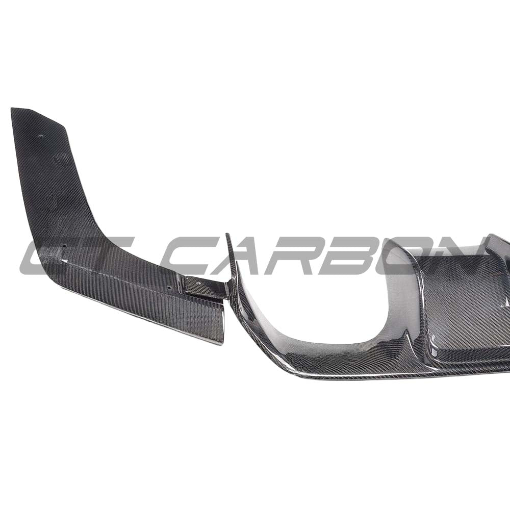 BMW F82 M4 Coupe 2014-2020 full carbon fibre kit by CT Carbon, showing splitter, V-style design on the sporty car.