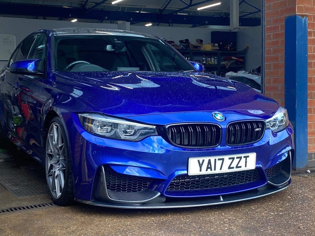 BMW M4 F83 convertible with CT Carbon full carbon fibre kit, showcasing splitter, body panels, and aerodynamic enhancements.