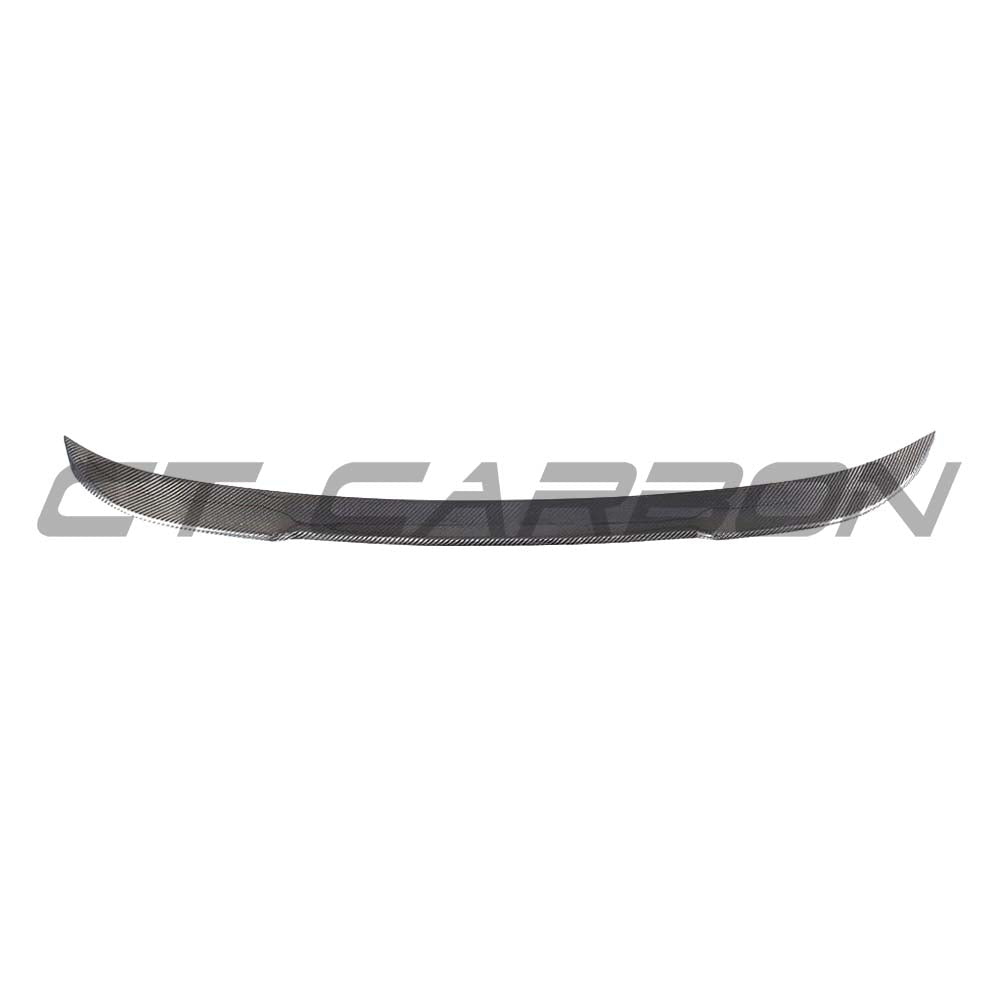 BMW G30 5 Series carbon fibre kit by CT Carbon, featuring splitter and spoiler with CS style for enhanced sporty look.