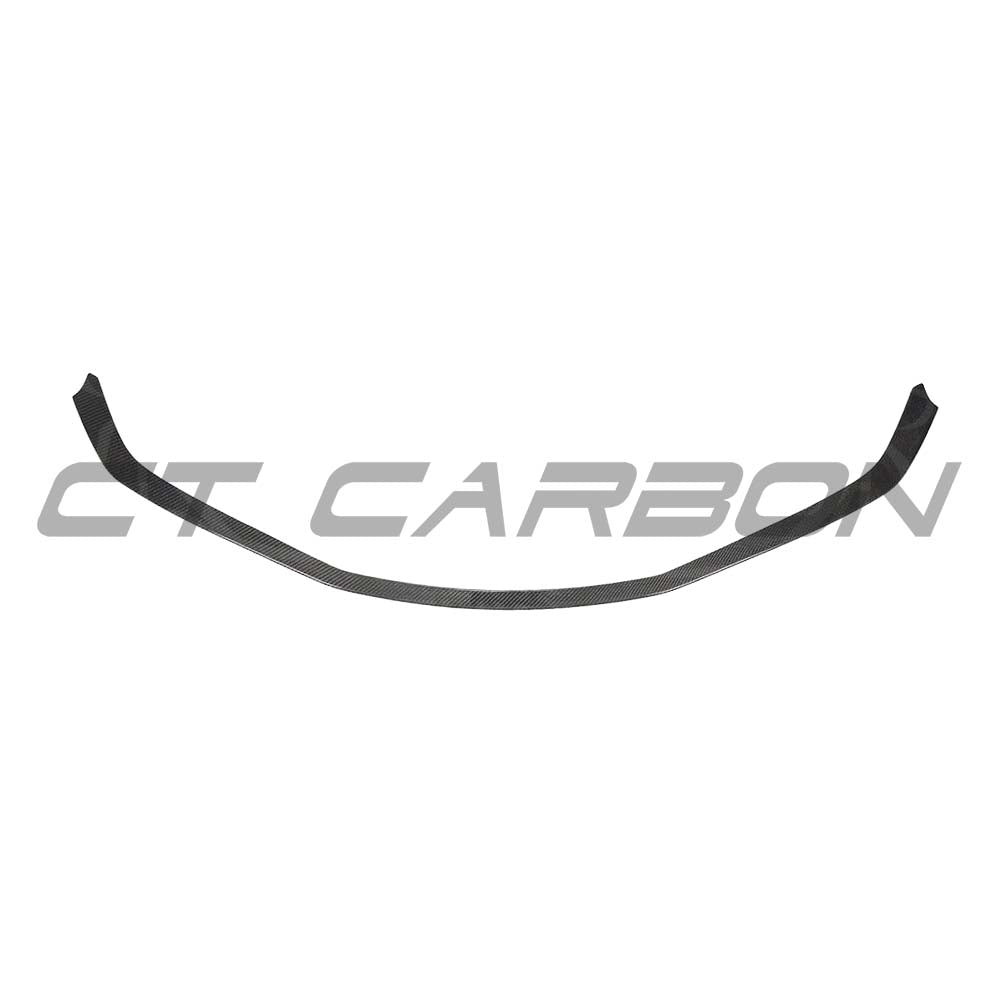 Carbon fibre splitter kit for Toyota Supra 2019+ A90 by CT Carbon, featuring a sleek MZ-style design on the full car body.