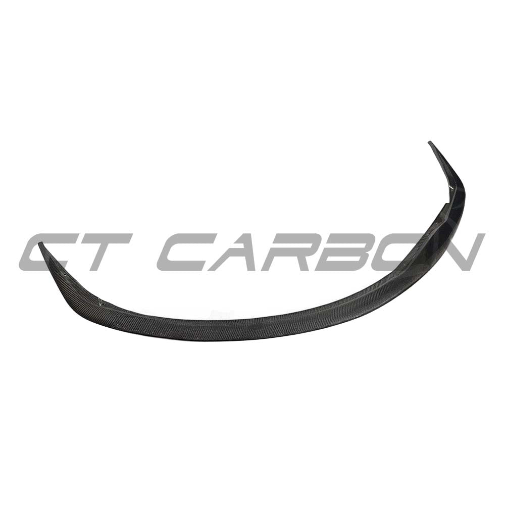 Toyota Supra 2019+ A90 CT Carbon full carbon fibre kit with splitter installed on the front of the sports car.