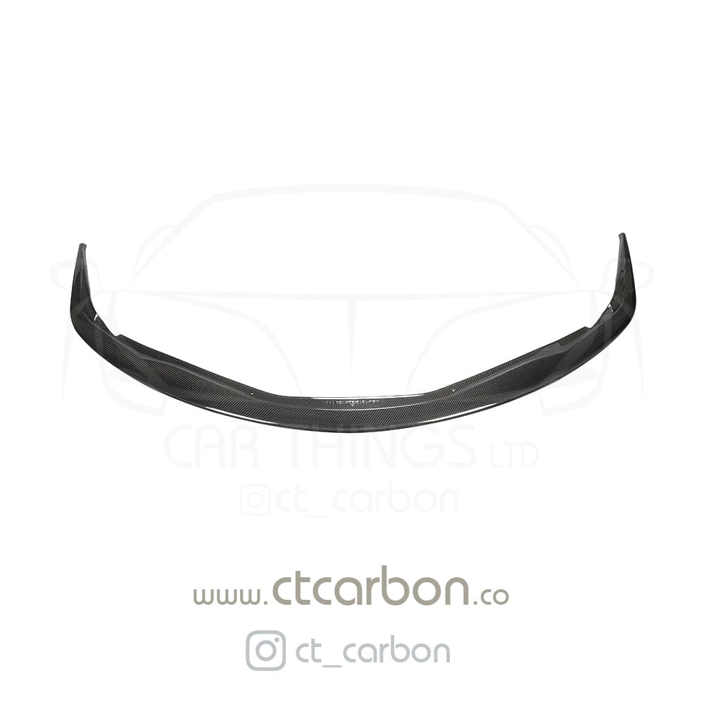 Toyota Supra 2019+ A90 full carbon fibre kit by CT Carbon, showing the sleek carbon splitter and aerodynamic car enhancements.