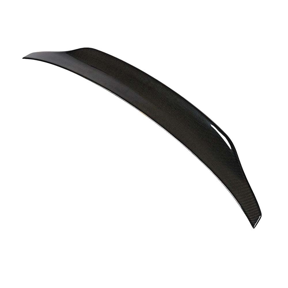 BMW F32 4 Series carbon fibre spoiler by CT Carbon, showcasing sleek PS-style aerodynamic design on a sporty coupe.