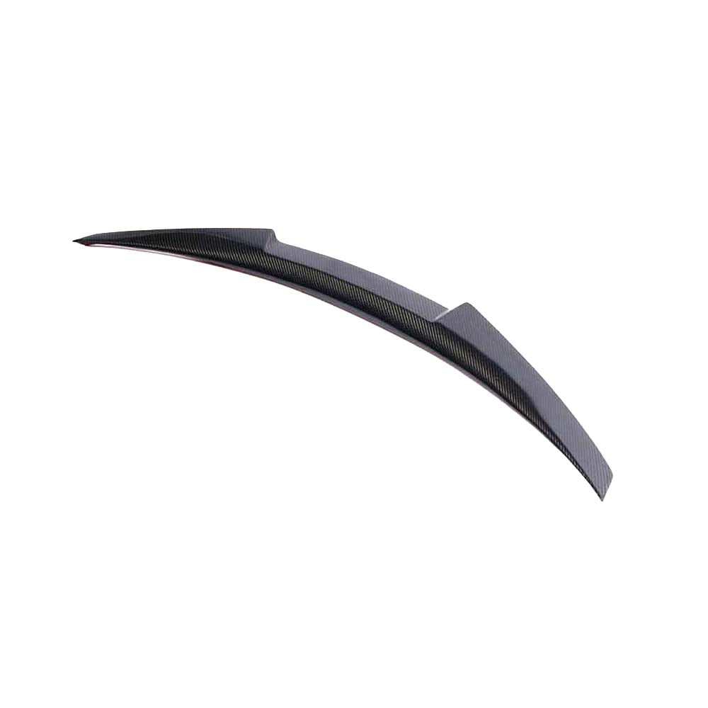 BMW F36 4 Series Gran Coupe carbon fiber spoiler by CT Carbon, M-style design, lightweight aerodynamic rear spoiler.