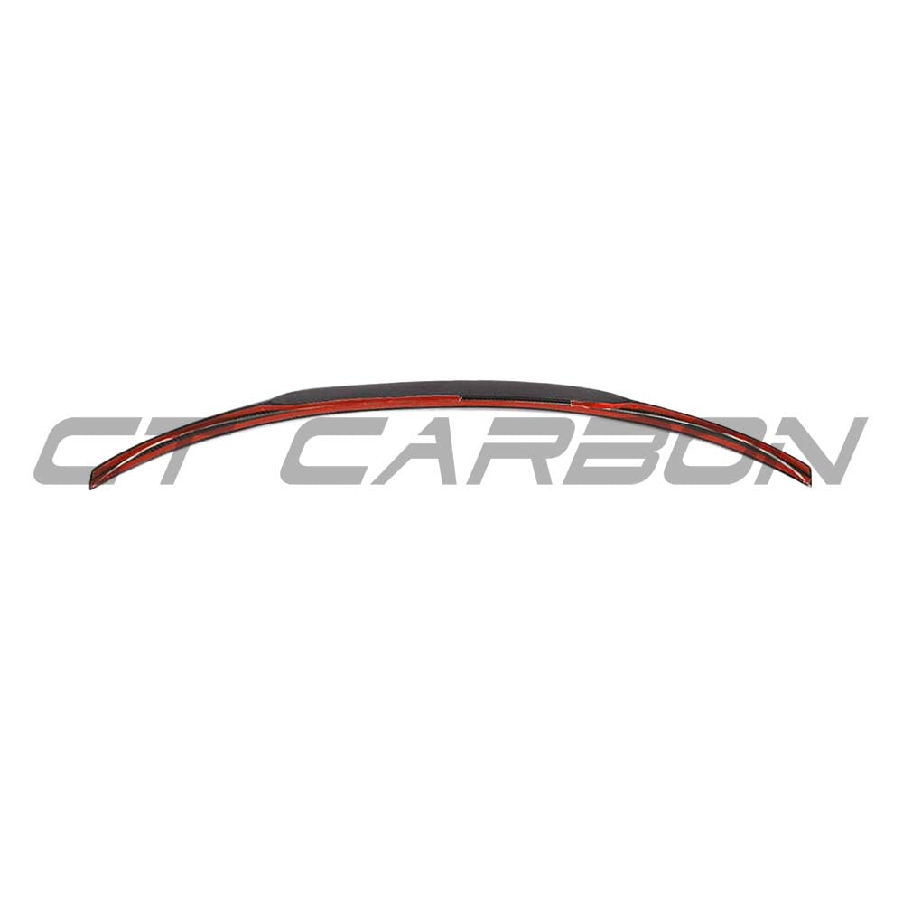 BMW F36 4 Series Gran Coupe carbon fiber spoiler by CT Carbon, M4 style, sleek aerodynamic design for enhanced sporty look.