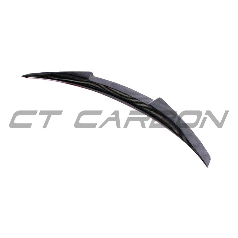 BMW F36 4 Series Gran Coupe CT Carbon V1 carbon fibre spoiler showing sleek aerodynamic design and sporty style