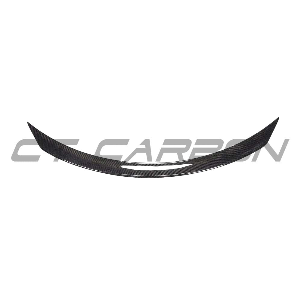 Carbon spoiler for Mercedes C63/C63S/C-Class W205 coupe by CT Carbon, showcasing the sleek aerodynamic design.