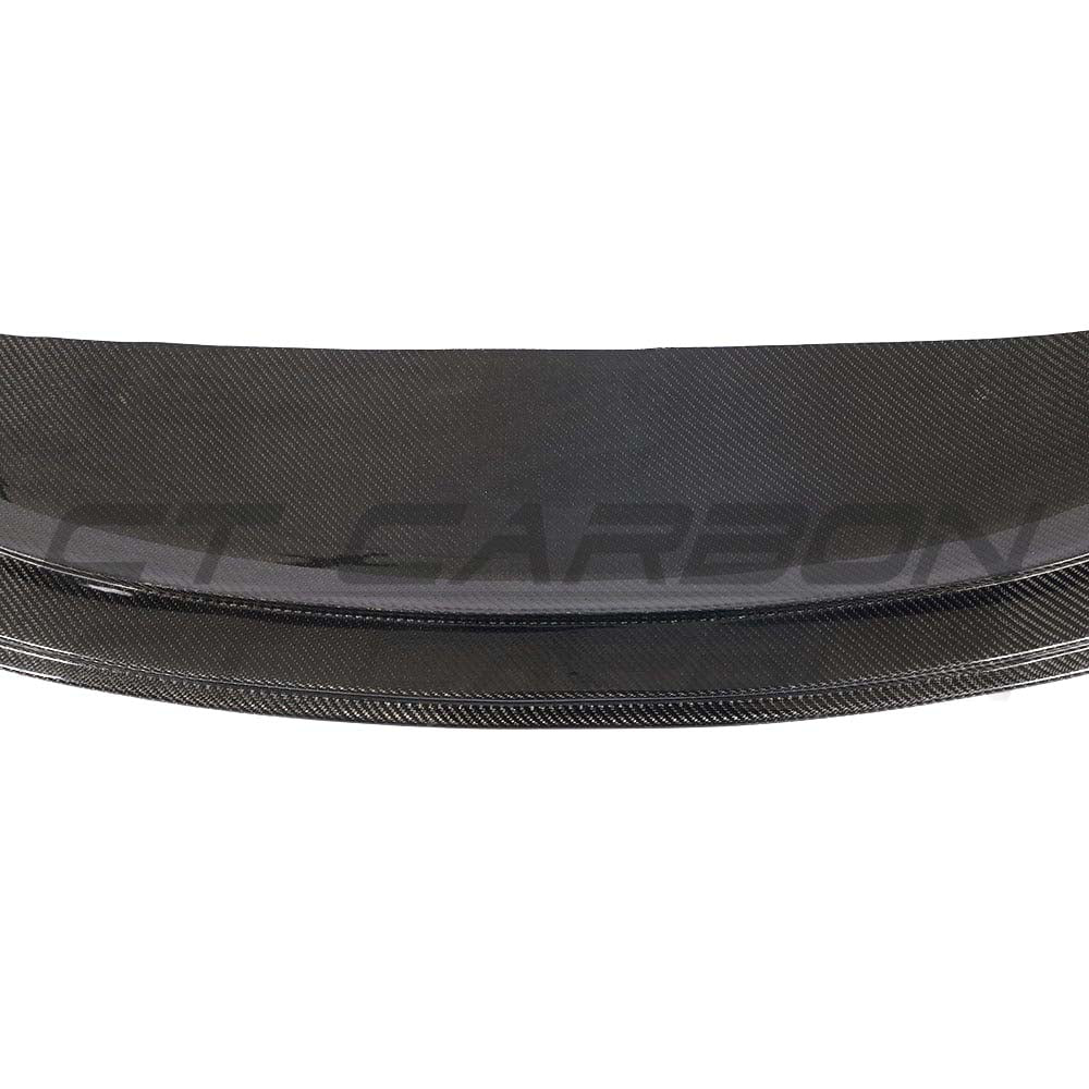BMW M3 E92/E90 carbon fibre splitter V1 by CT Carbon, GTS style, showcasing the sleek, aerodynamic design on the front of the car.