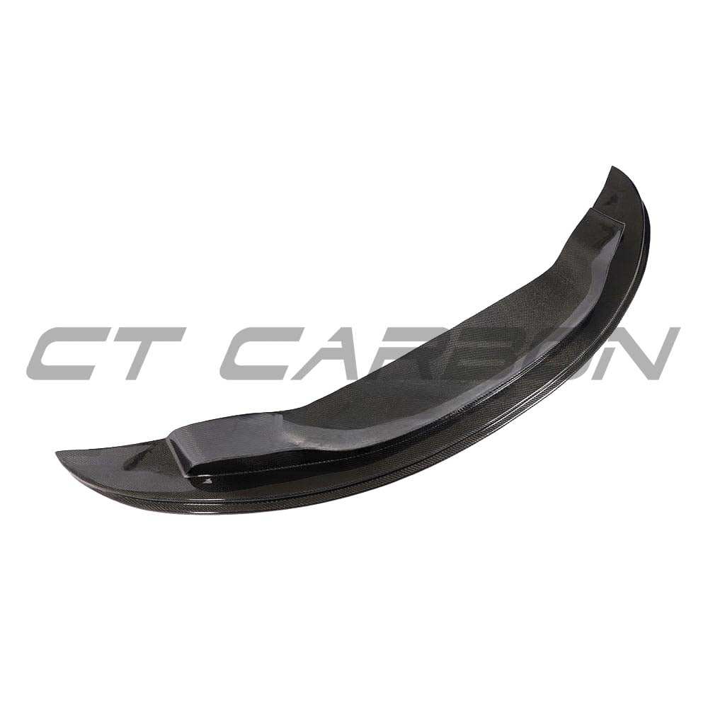 BMW M3 E92/E90 carbon fibre splitter V1 by CT Carbon, featuring a GTS style design mounted on the front bumper.
