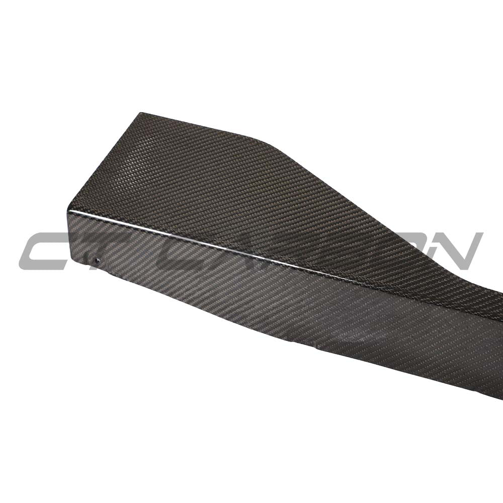 BMW G80 M3 full carbon fibre kit by CT Carbon, featuring side skirts with MP style, made of lightweight carbon fibre material.