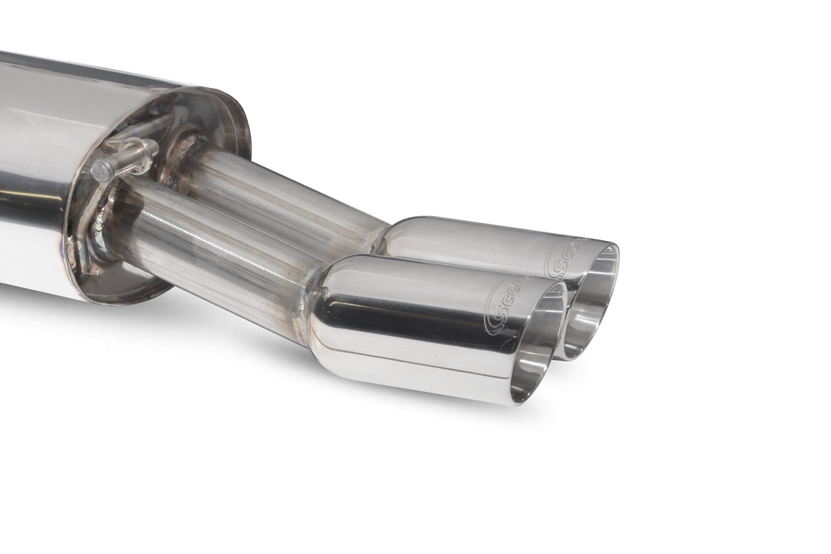 Scorpion Exhausts cat-back exhaust system for Skoda Octavia 1.2 TSI 6J, 6P, non-resonated, polished metal finish