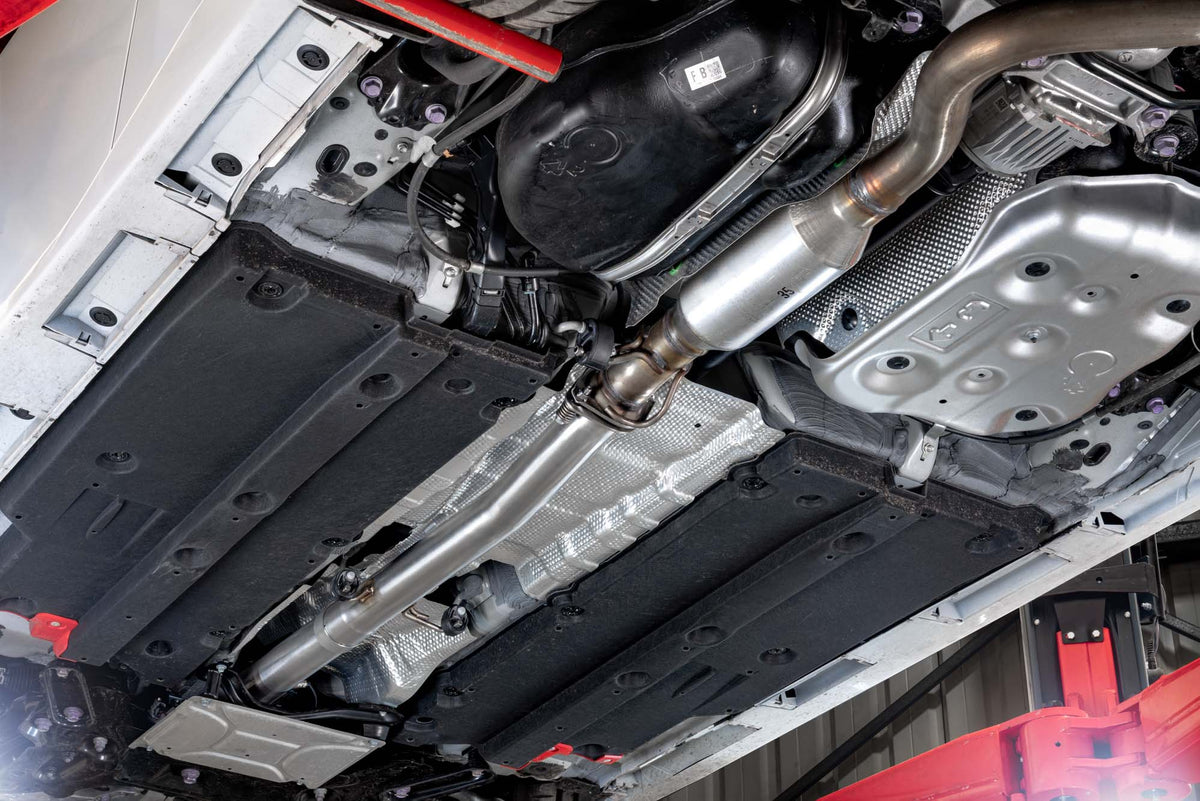 Scorpion Toyota Yaris GR GEN 2 GPF Delete pipe showing polished metal exhaust component with branding details