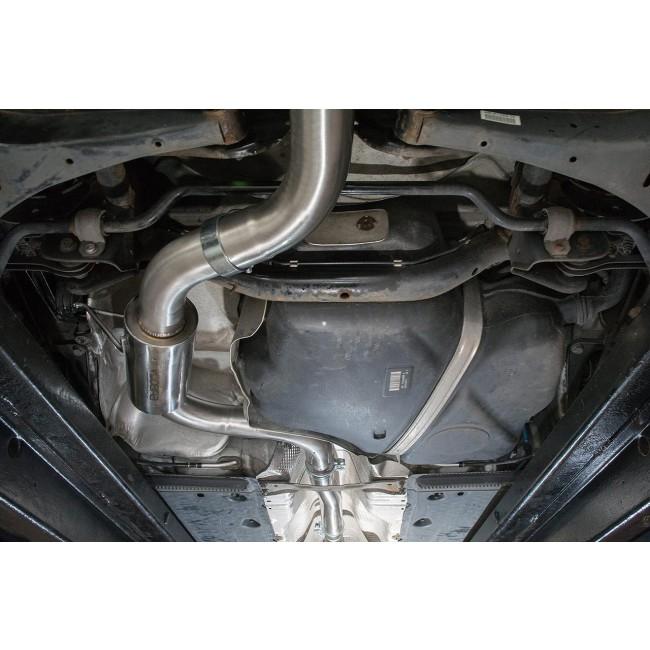 Cobra Sport VW Golf GTD Mk6 2.0 TDI cat back exhaust with Venom Box delete and GTI style design, installed on a 2009-2013 model