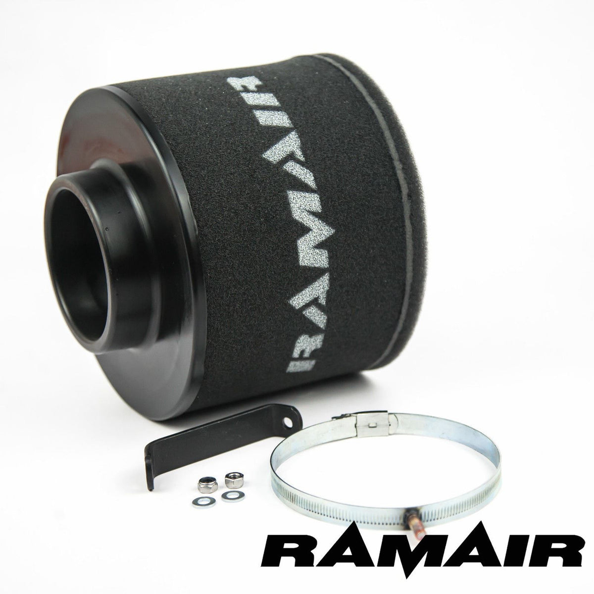 Ramair BMW 3 Series E46 330i 3.0 SR Performance Air Filter Intake Kit, close-up of the induction kit components.