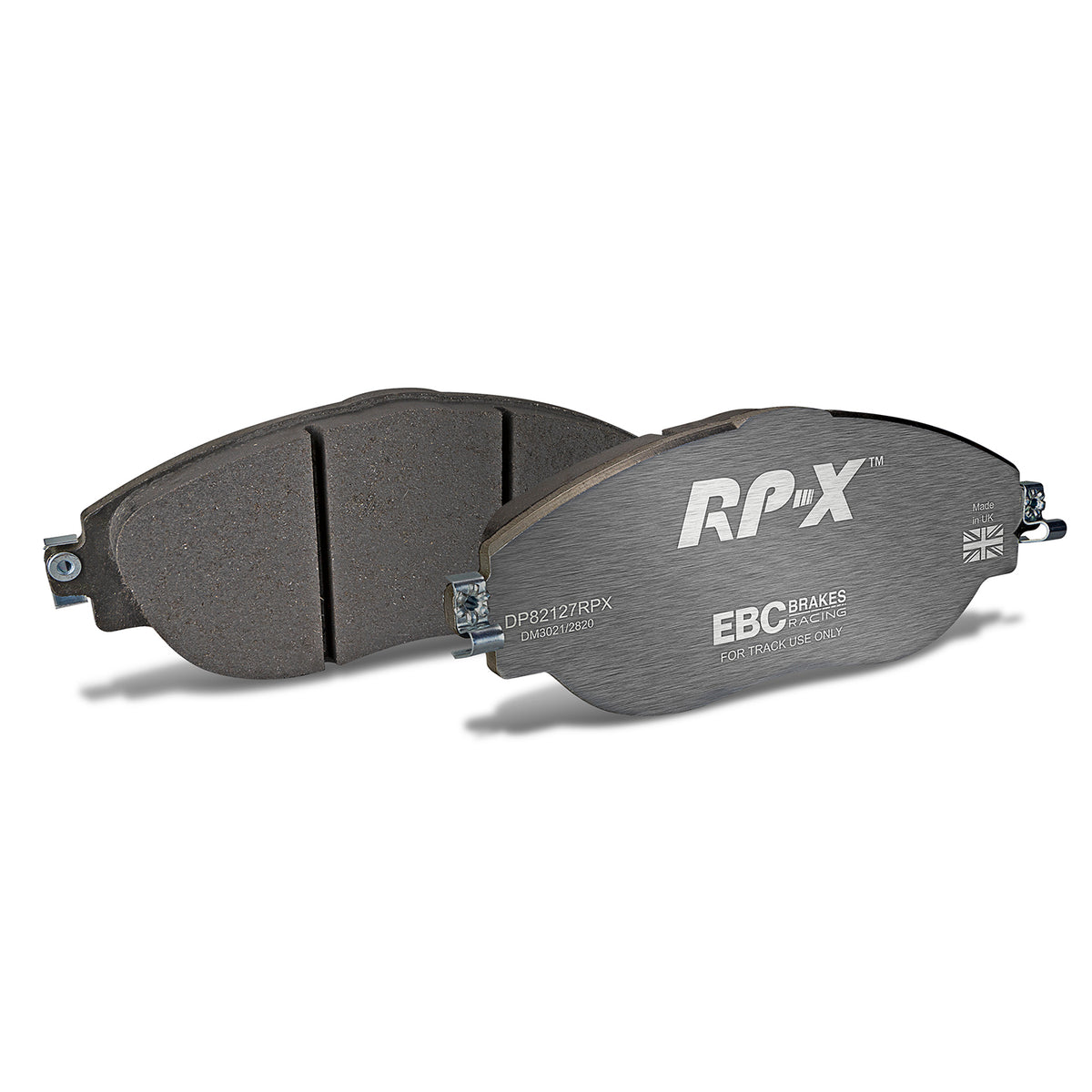 EBC Racing RP-X front brake pads DP82127RPX for Audi Cupra SEAT Skoda and Volkswagen TRW applications