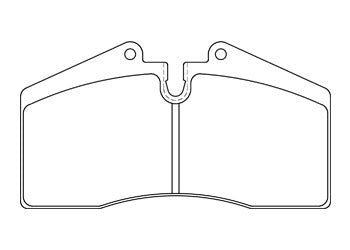 Official Endless EIP001 brake pad shape drawing