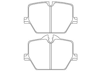 Official Endless EIP301 brake pad shape drawing
