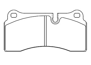 Official Endless EIP311 brake pad shape drawing