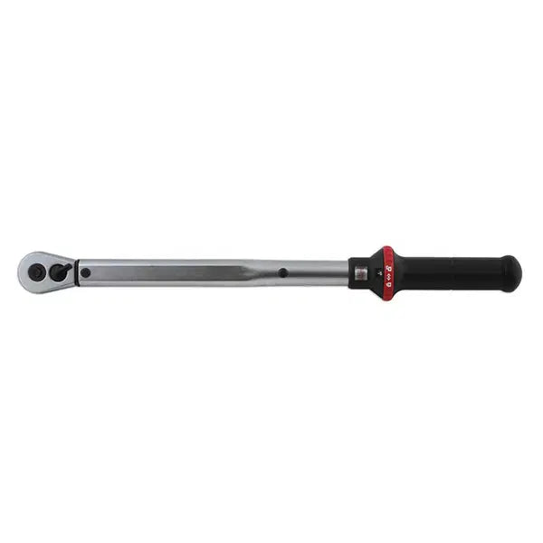 Laser Tools Laser 5867 1/2D torque wrench with 40-200Nm measurement, showing the calibrated wrench with handle and digital scale.