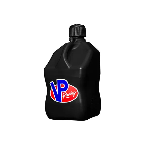 VP Racing Square Motorsport Container 20Ltr, durable plastic fuel container with secure cap and compact design for racing applications