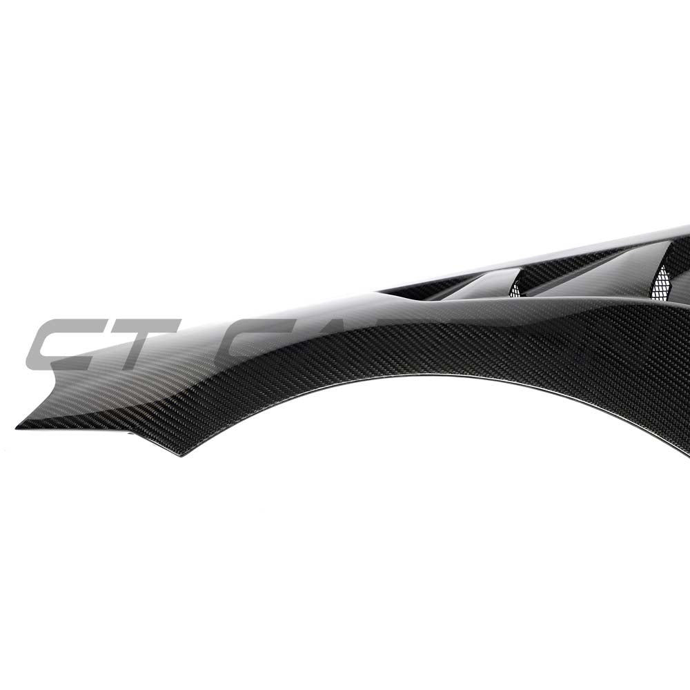 BMW G87 M2 CT Design full carbon fiber kit, showcasing sleek carbon fiber components on the sporty car.