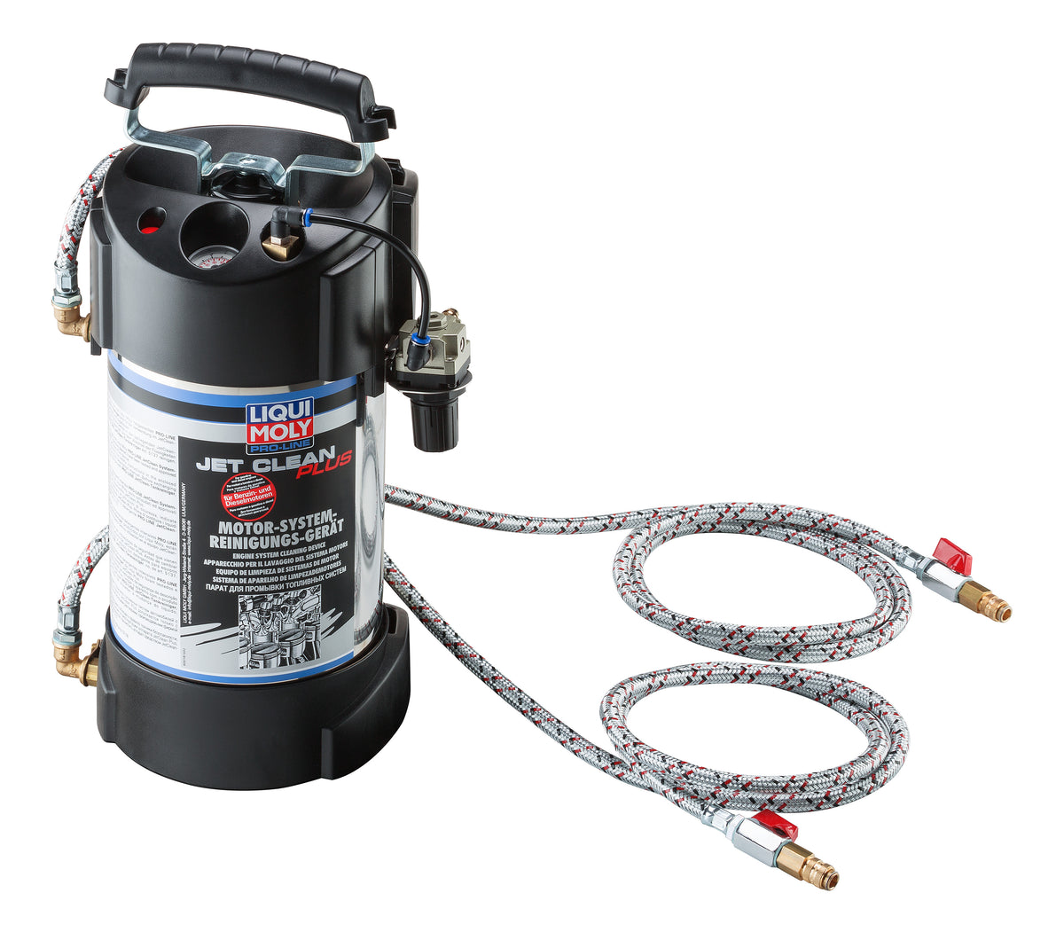 Liqui Moly Jetclean Plus workshop tool in packaging, designed for automotive cleaning and maintenance tasks.