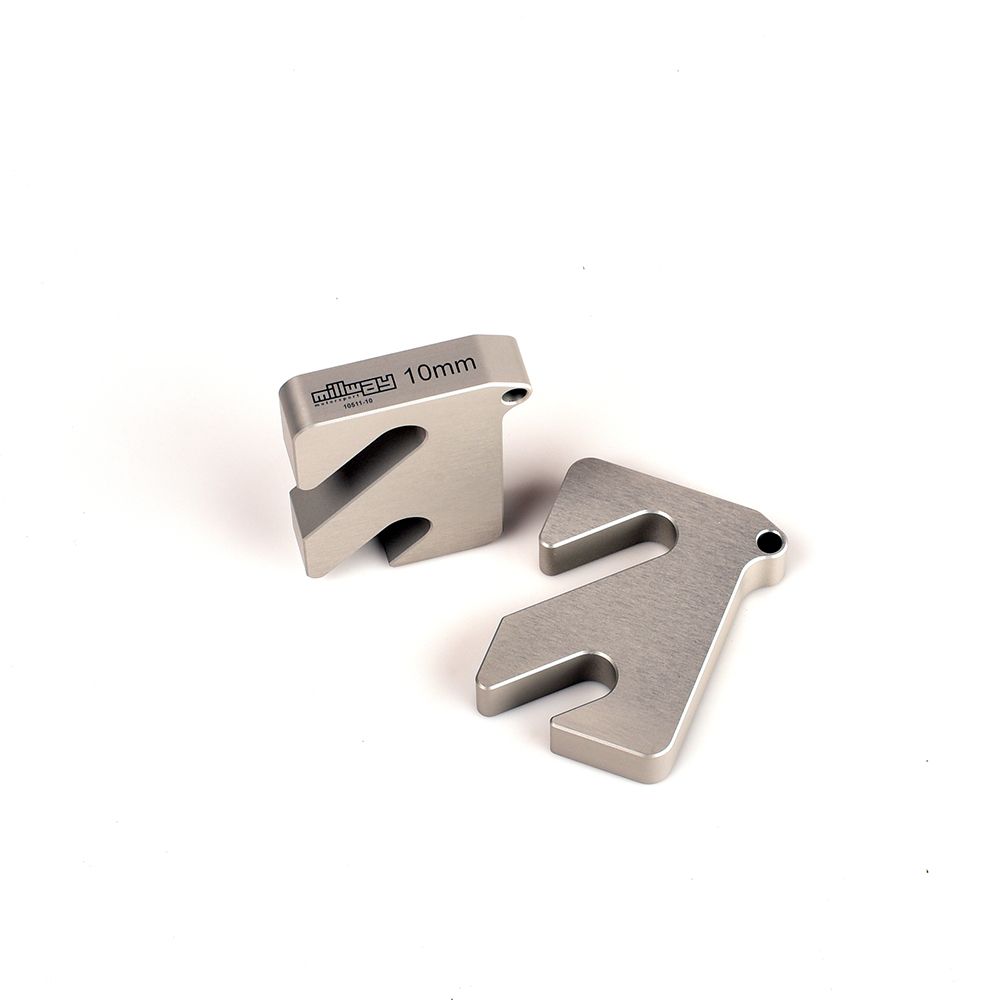 Millway 90511-10 Porsche GT 10mm precision camber shims set of two