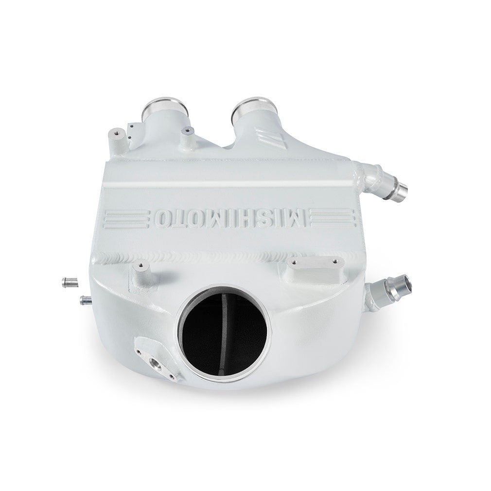 MISHIMOTO performance air-to-water intercooler for BMW F8X M3 M4, color-matched, engine part for 2015-2020 models.