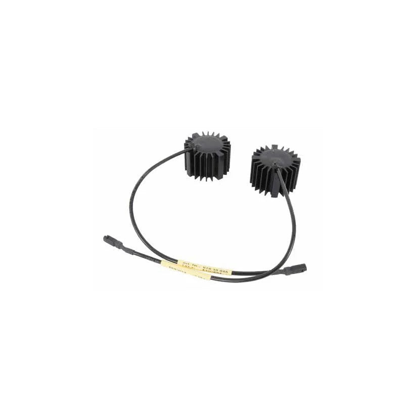 Ohlins EDC Cancellation Kit for Audi RS4 and RS5 B8 coilover suspension system, showing components and installation parts.