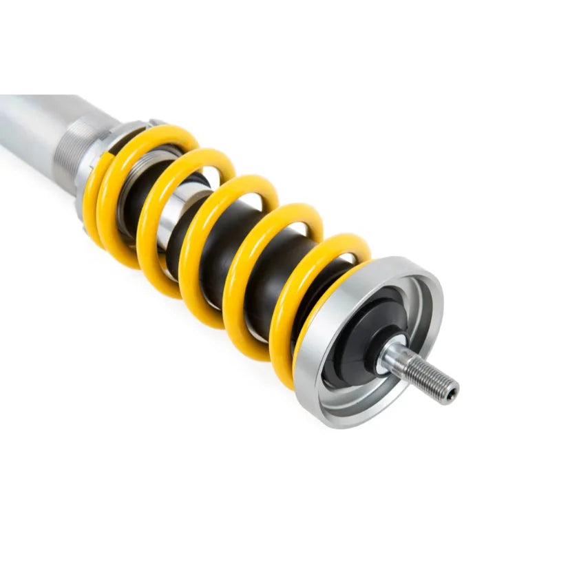 Ohlins Road & Track Coilovers DFV 1-way for Audi A3 8P FWD 2003-2012, showing adjustable coilover suspension components.