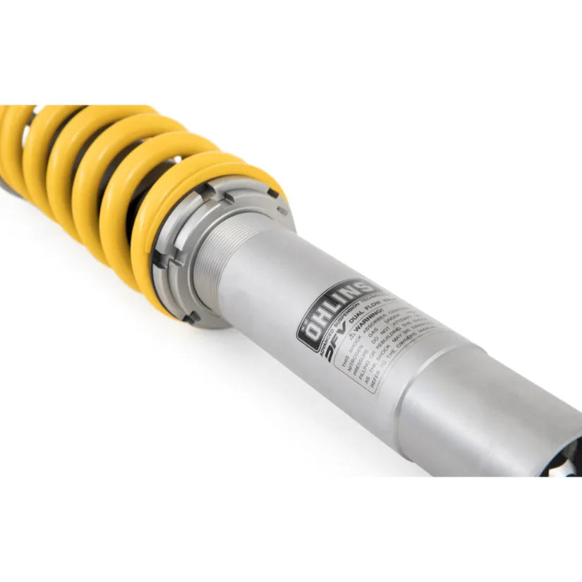 Ohlins Road & Track Coilovers DFV 1-way for Audi RS4 RS5 B8 2012-2017, TUV approved, showing coilover components.