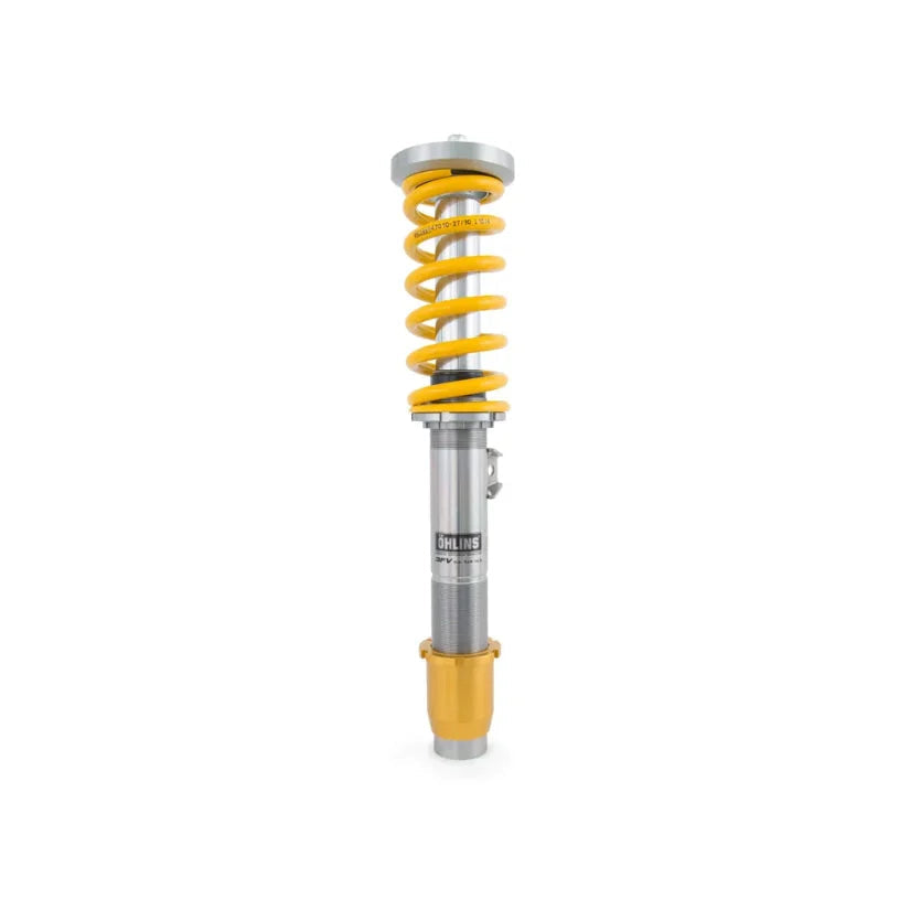 Ohlins Road & Track Coilovers DFV 1-way for BMW M2 F87 (2016-2020), TUV approved, showing coilover suspension components.