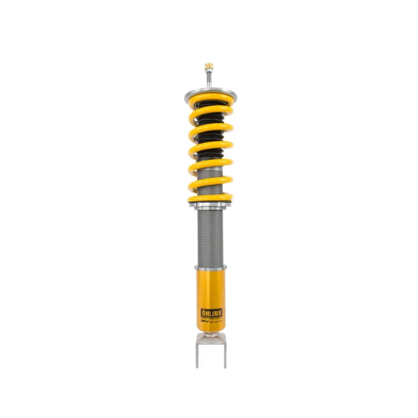 Ohlins Road & Track Coilovers DFV 1-way Mazda MX-5 ND RF with 70N/mm front springs, TUV approved, showing coilover assembly.