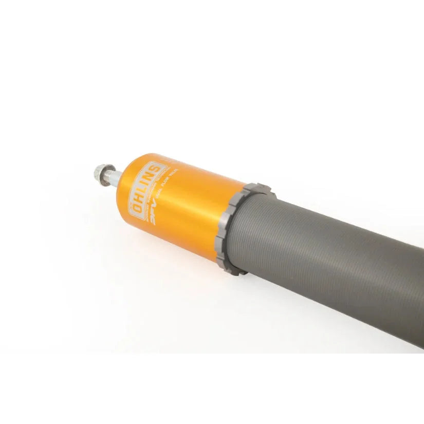 Ohlins Road & Track Coilovers DFV 1-way for Toyota Supra J29 2019+ showing the coilover suspension with adjustable components
