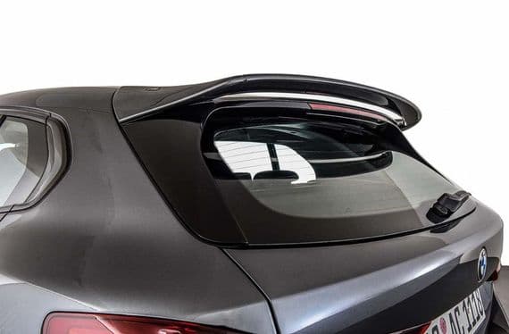 AC Schnitzer roof spoiler for BMW 1 Series F40 SE and Sport models, enhances the car's sporty rear appearance.