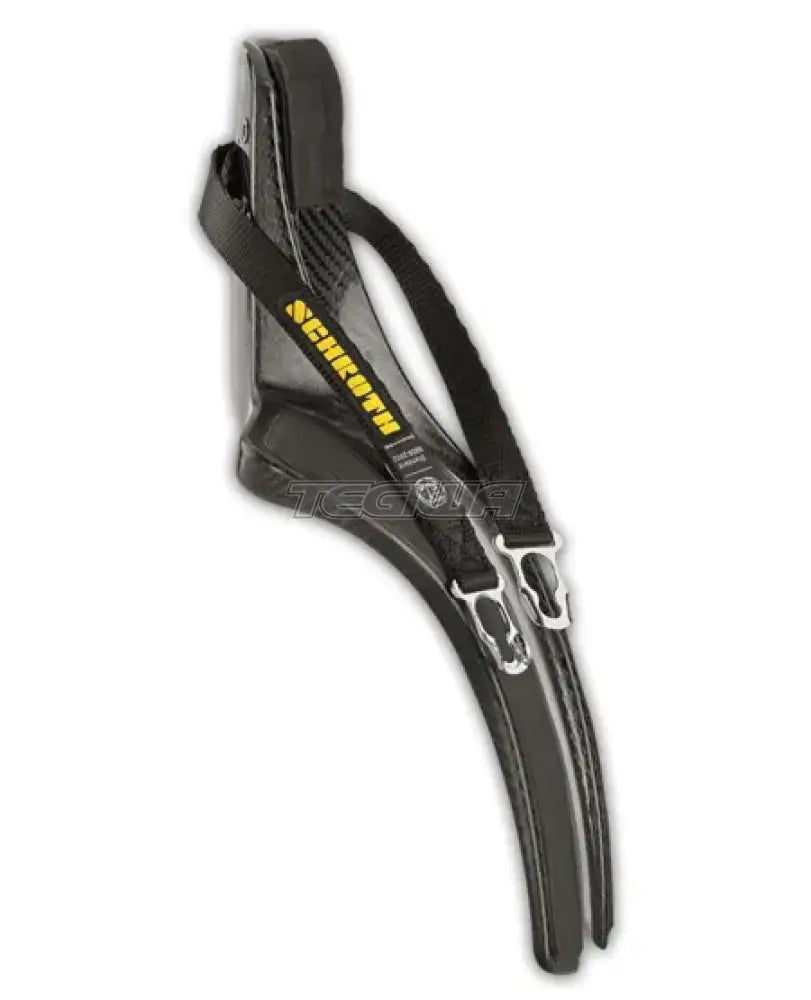 Schroth 10° Lightweight Carbon Fiber Pro Medium safety harness accessory with black carbon fiber finish and adjustable straps.
