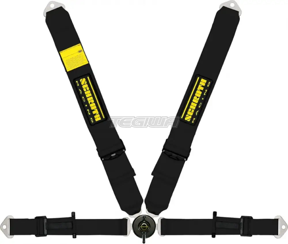 Schroth Caterham II lightweight 4-point professional harness with shoulder straps for racing or track use.