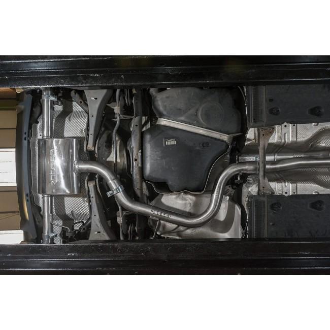 Cobra Sport VW Golf GT MK6 2.0 TDi 140PS cat back performance exhaust with dual tailpipes, fitting the 2009-2013 GTI style.