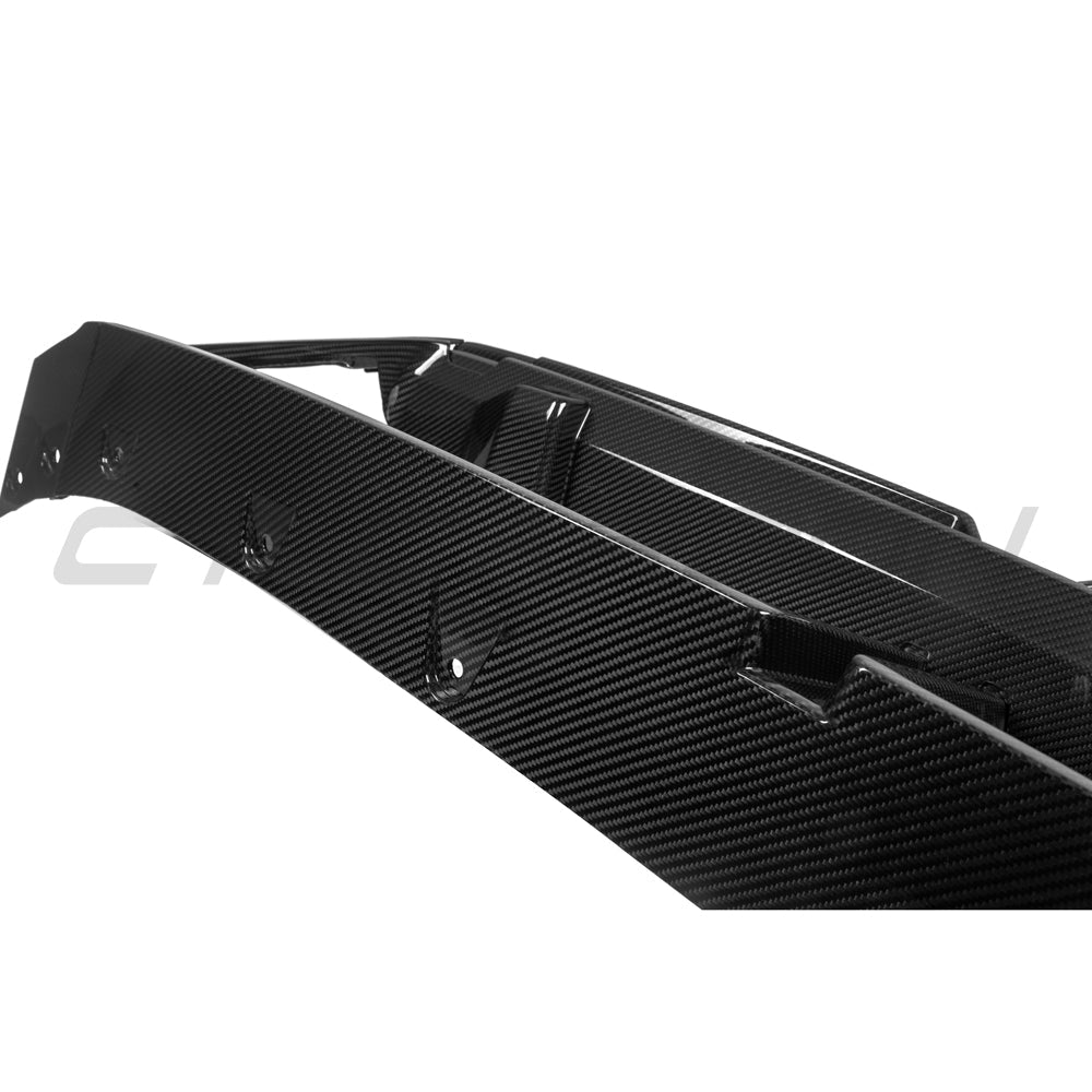 BMW G90 M5 and G99 M5 Touring 2024 carbon fibre bumper trim, front middle section, sleek and lightweight design by CT Carbon.