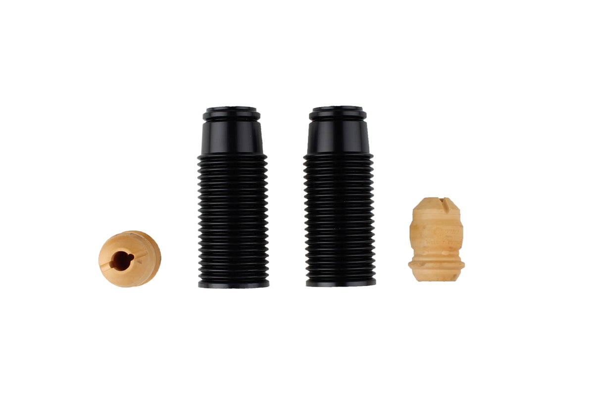 Bilstein B1 front bump stops and dust covers for Volkswagen Golf, Jetta, and Passat models, part number 11-101291.