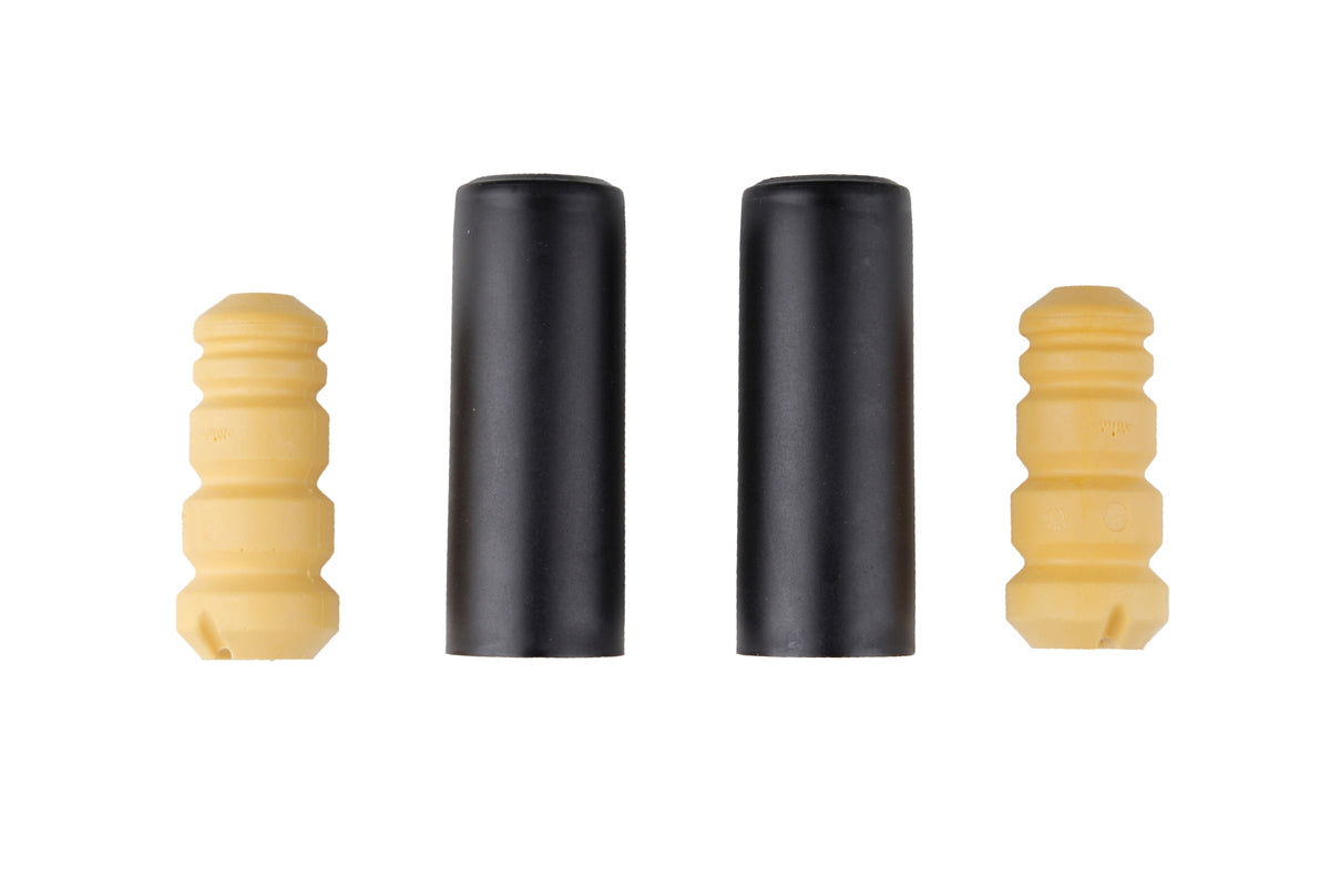 Bilstein B1 rear bump stops and dust covers for BMW X3 E83, part number 11-271703, showing close-up of suspension components.