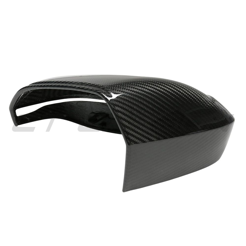 BMW M5 G90 and 5 Series carbon fiber side mirror covers by CT Carbon, lightweight pre-preg carbon fiber mirrors for G60 i5 M60.