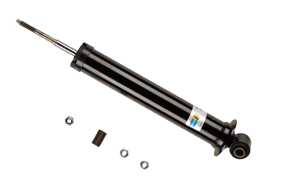 Bilstein B4 rear shock absorber for Volkswagen Golf III Variant, showing the durable metal construction and mounting components.
