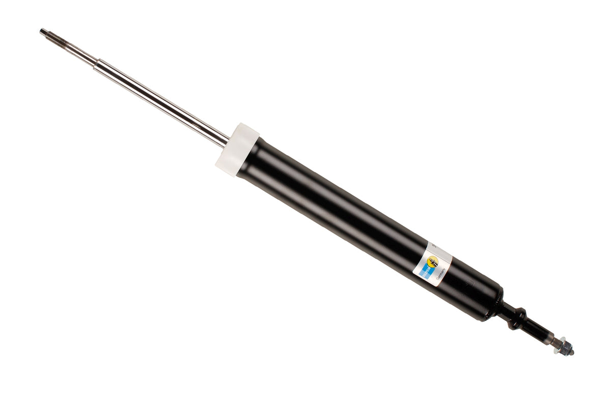 Bilstein B4 rear shock absorber for BMW 3 Series E90 and E91, showing the metal body and mounting components.