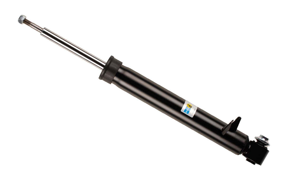 Bilstein B4 rear shock absorber for BMW X5 E70, showing the metal body and mounting components.