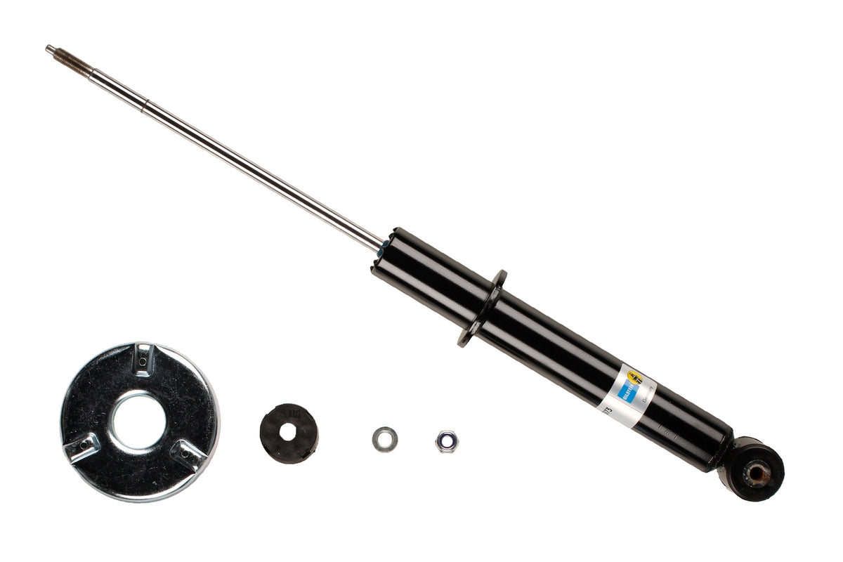 Bilstein B4 rear shock absorber for Volkswagen Passat (3A2, 35I) Syncro, showing the metal shock unit with mounting components.